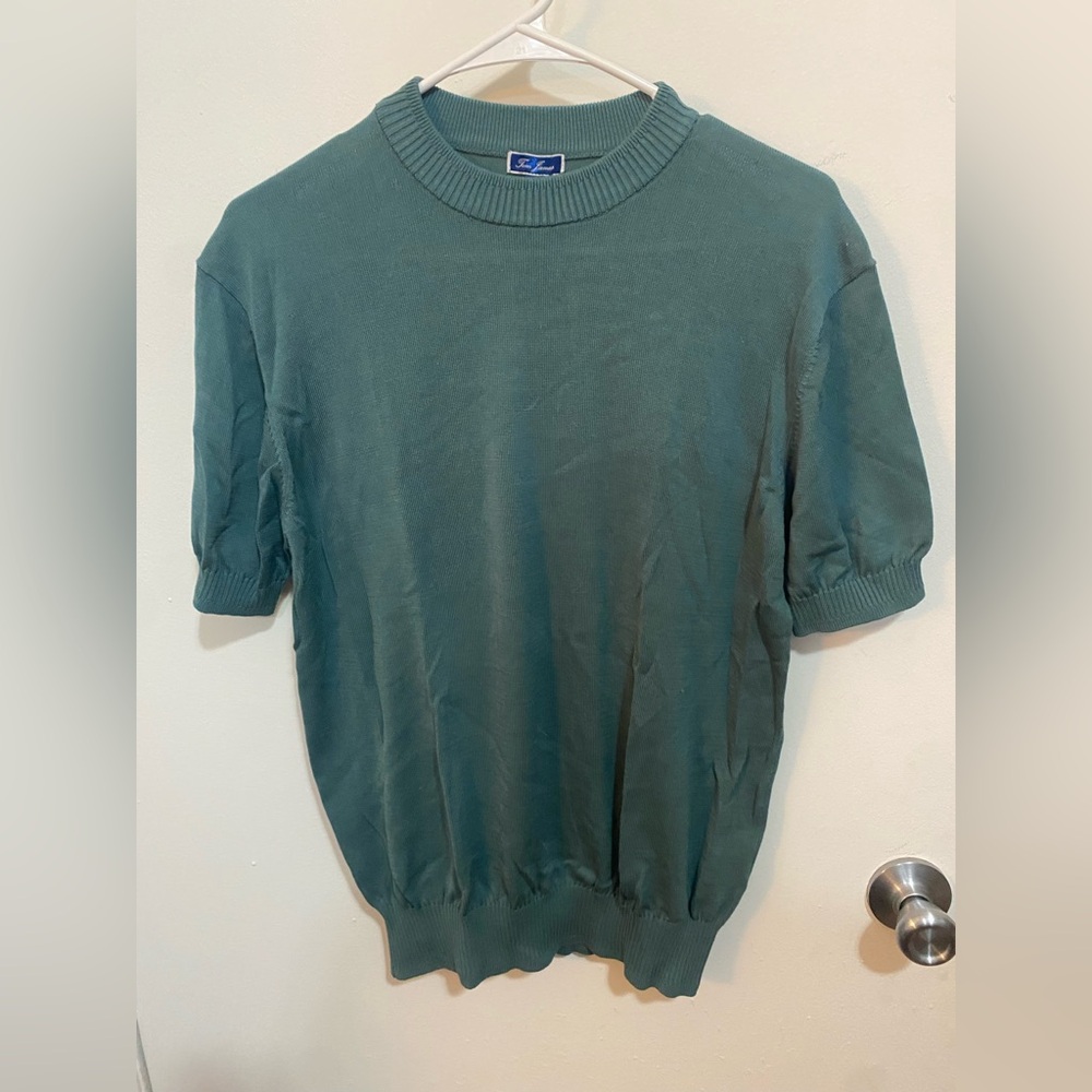 Classic Green Crew Neck Sweater